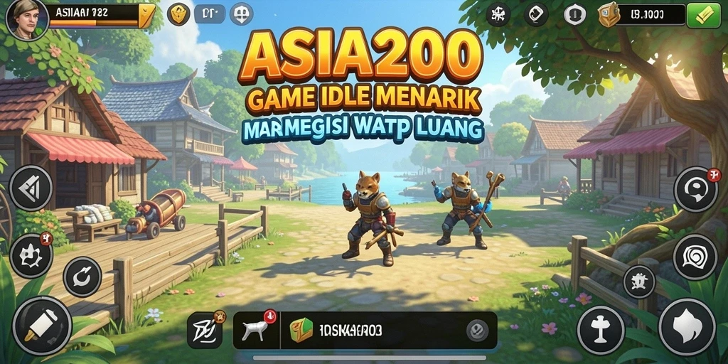 Screenshot gameplay <strong>ASIA200</strong> menampilkan pengalaman Idle yang memuaskan.