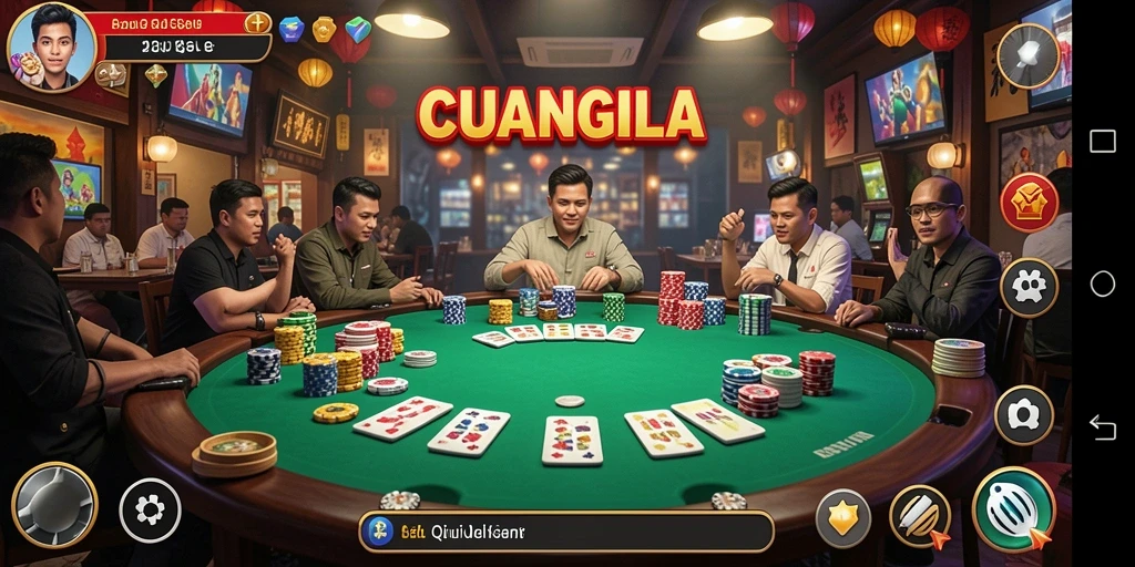 Tampilan gameplay seru QiuQiu di CUANGILA.