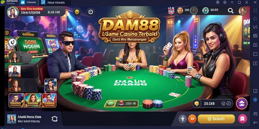 Tampilan gameplay Live Casino yang menarik dan interaktif.