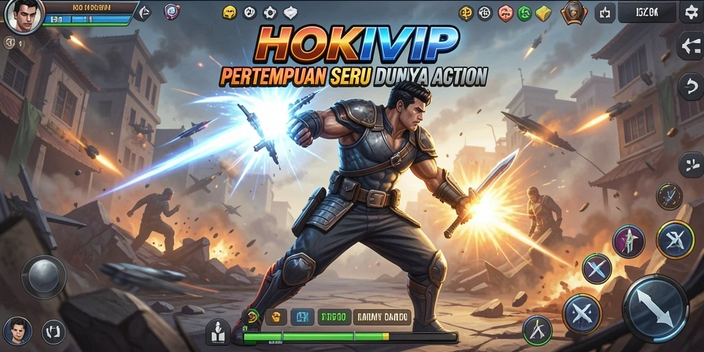 Tampilan seru dari gameplay HOKIVIP yang penuh aksi.