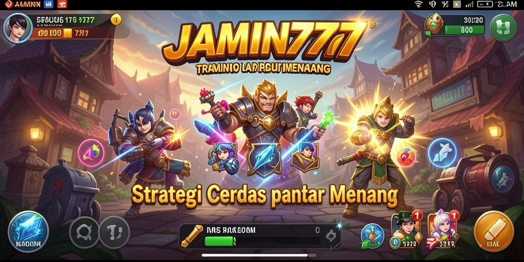 Screenshot gameplay menampilkan strategi pertempuran yang mendebarkan.