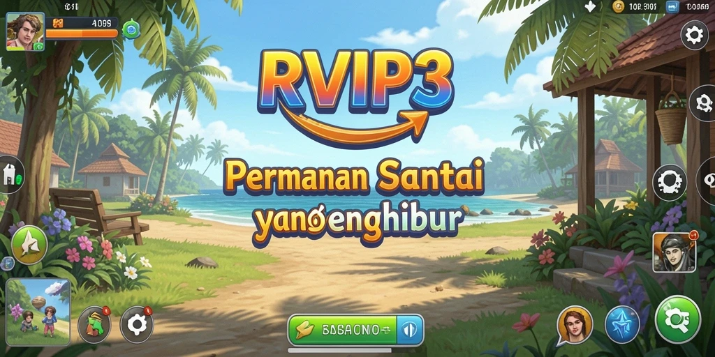 Screenshot gameplay RVIP3 menampilkan keseruan bermain dengan teman-teman.