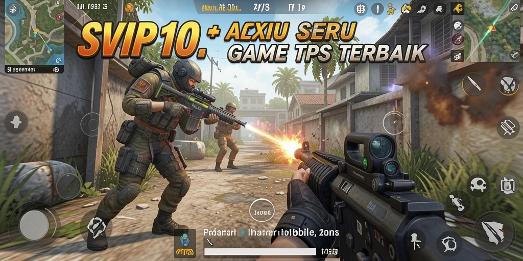 Tampilan gameplay <strong>SVIP10</strong> yang mendebarkan dalam pertempuran TPS.